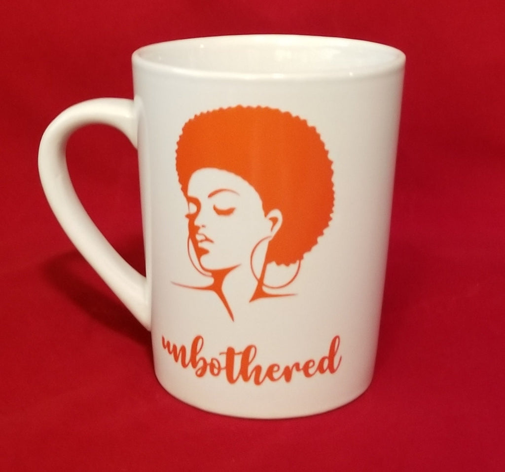Unbothered! Afro Centric Coffee Mug