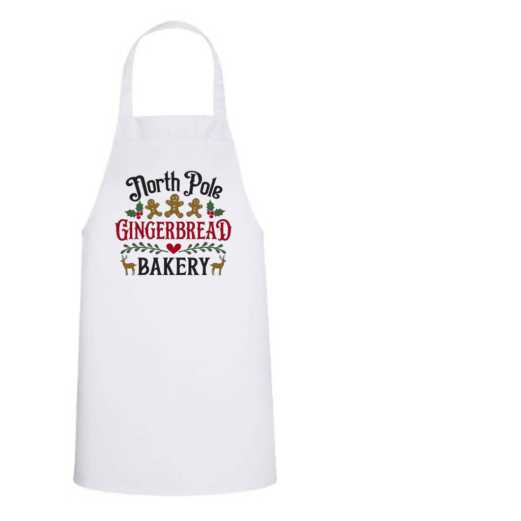 Christmas Family , Gingerbread Design, Holiday Baking Apron