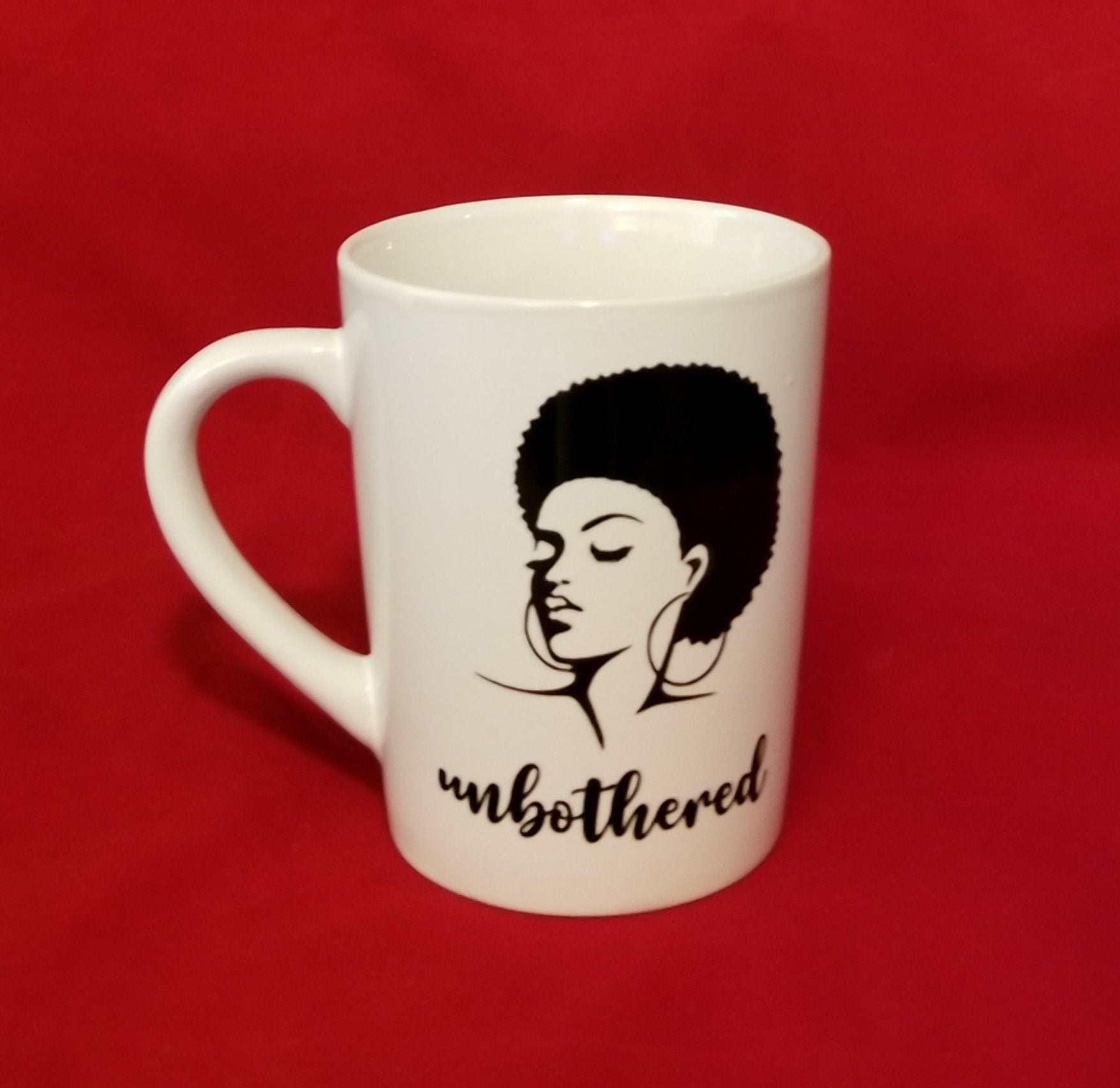 Unbothered! Afro Centric Coffee Mug